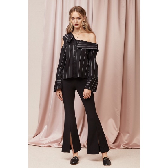 Finders Keepers Tops - Finders Keepers The Label Alps Shirt In Black Finders Keepers Tops - Finders Keepers The Label Alps Shirt In Black